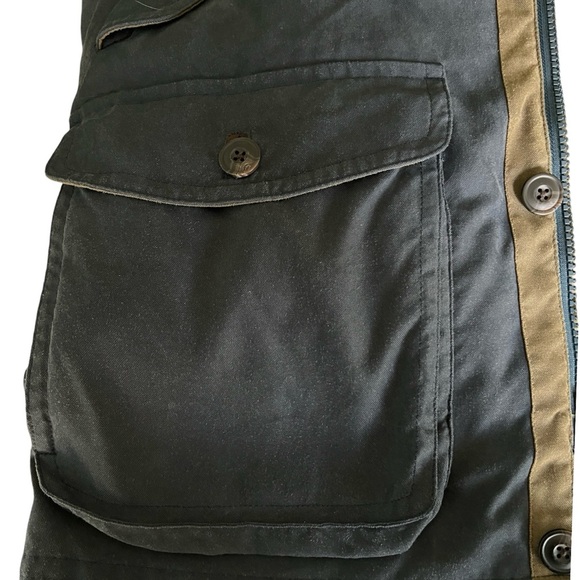 LL Bean Men’s Blue Canvas Field Barn Coat Removable Down Quilted Lining - Large - Picture 9 of 16